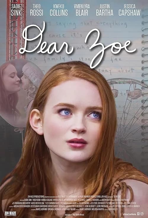 Dear Zoe film posteri